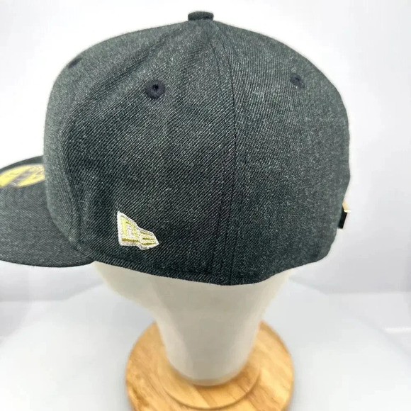 New Era Mens Hat 59Fifty Boston Red Socks MLB Flat Bill Fitted Charcoal 7 1/4 - Picture 3 of 6